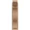 Ekena Millwork 6-in W x 14-in D x 26-in H Funston Slat Rough Cedar Woodgrain TimberThane Outlooker, Primed Tan OUTUR060X14X26FST24RCPR - alternate 2